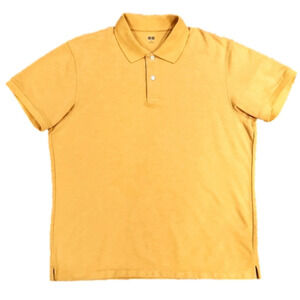 UNIQLO Yellow Short Sleeve XL Polo Shirt